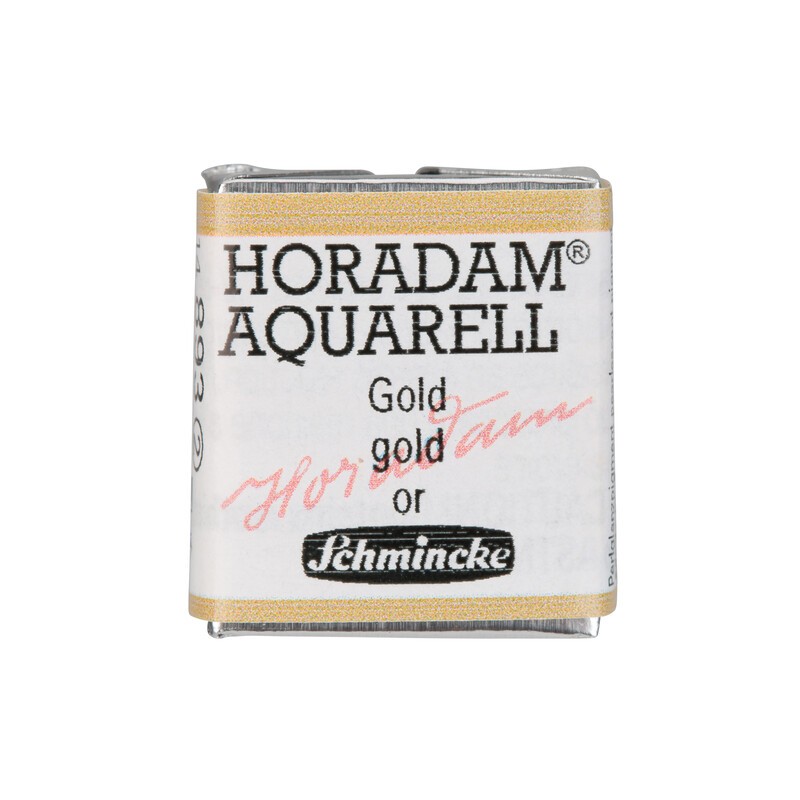 Schmincke Horadam Aquarell 1/2 Näpfchen Gold