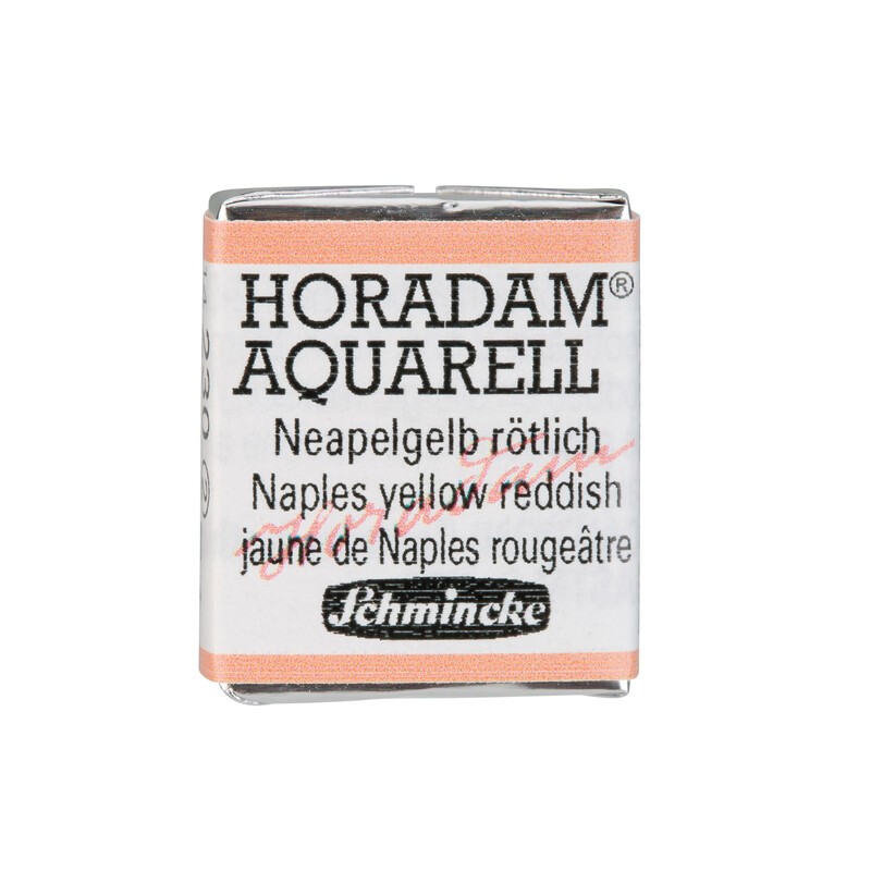 Schmincke Horadam Aquarell 1/2 Näpfchen Neapelgelb rötlich