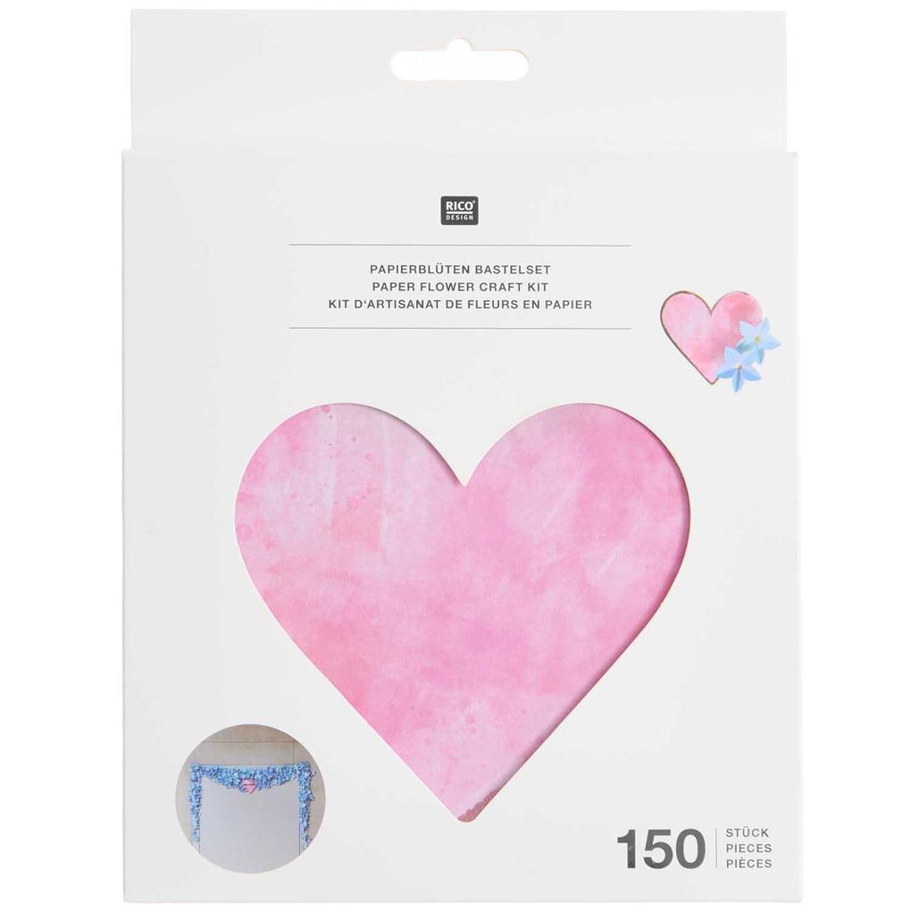 Papierblüten Bastelset 150 Stk. FSC MIX
