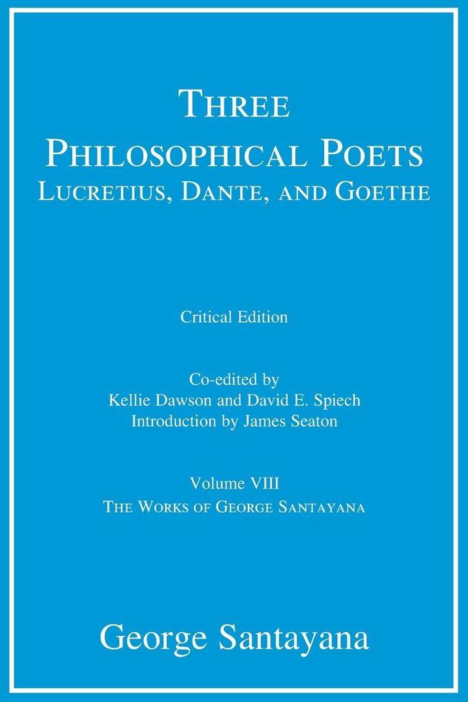 Three Philosophical Poets