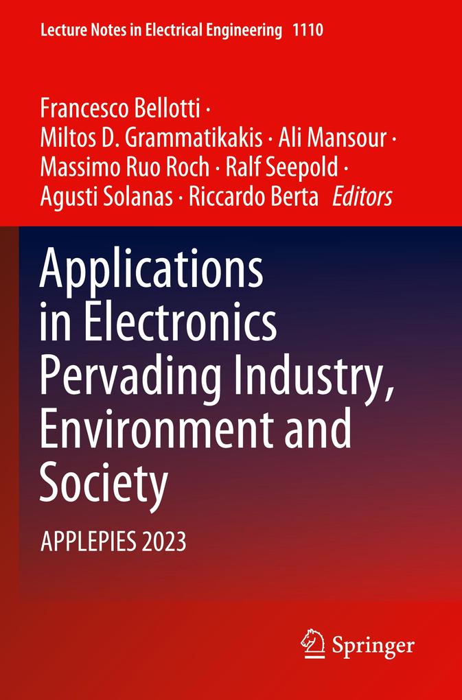 Applications in Electronics Pervading Industry Environment and Society