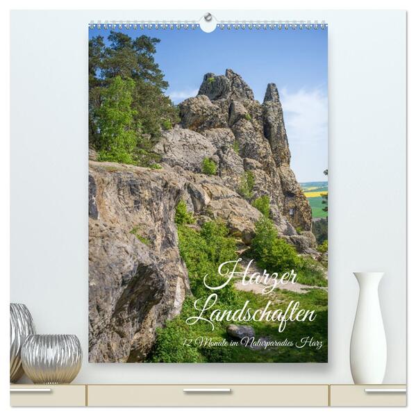 Harzer Landschaften - 12 Monate im Naturparadies Harz (hochwertiger Premium Wandkalender 2026 DIN A2 hoch) Kunstdruck in Hochglanz