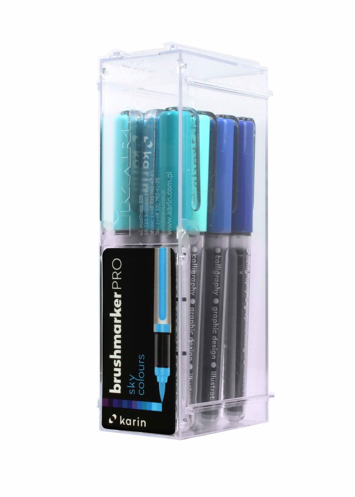 KARIN Marker Brushmarker PRO Sky Colours 12 Farben