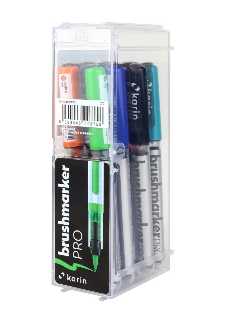 KARIN Marker Brushmarker PRO Basic Colours 12 Farben