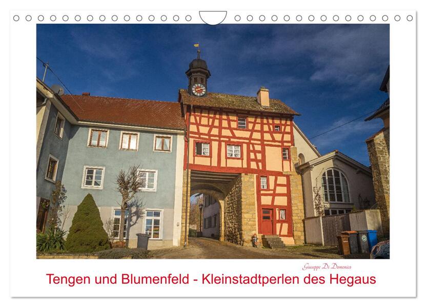 Tengen und Blumenfeld - Kleinstadtperlen des Hegaus (Wandkalender 2026 DIN A4 quer) CALVENDO Monatskalender