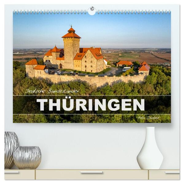 Deutsche Bundesländer - Thüringen (hochwertiger Premium Wandkalender 2026 DIN A2 quer) Kunstdruck in Hochglanz