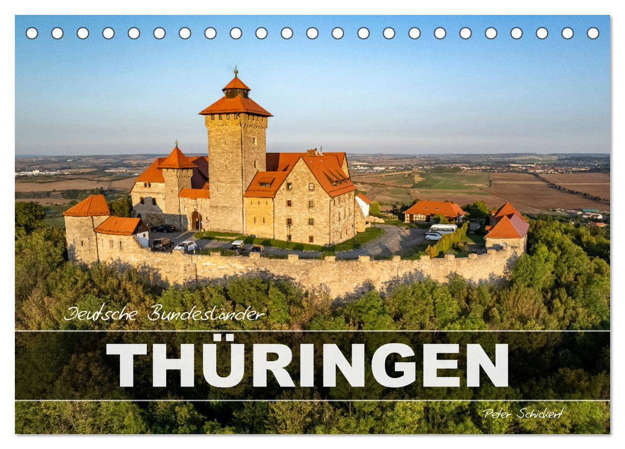 Deutsche Bundesländer - Thüringen (Tischkalender 2026 DIN A5 quer) CALVENDO Monatskalender