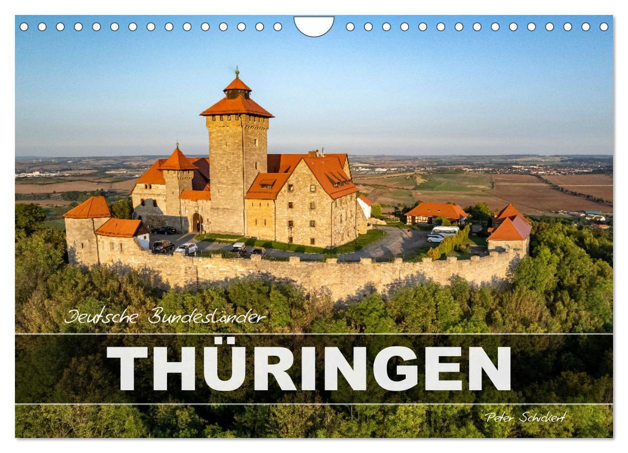 Deutsche Bundesländer - Thüringen (Wandkalender 2026 DIN A4 quer) CALVENDO Monatskalender