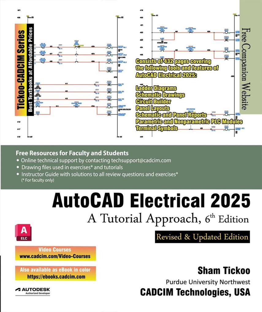 AutoCAD Electrical 2025: A Tutorial Approach 6th Edition