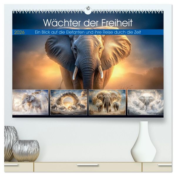 Wächter der Freiheit (hochwertiger Premium Wandkalender 2026 DIN A2 quer) Kunstdruck in Hochglanz