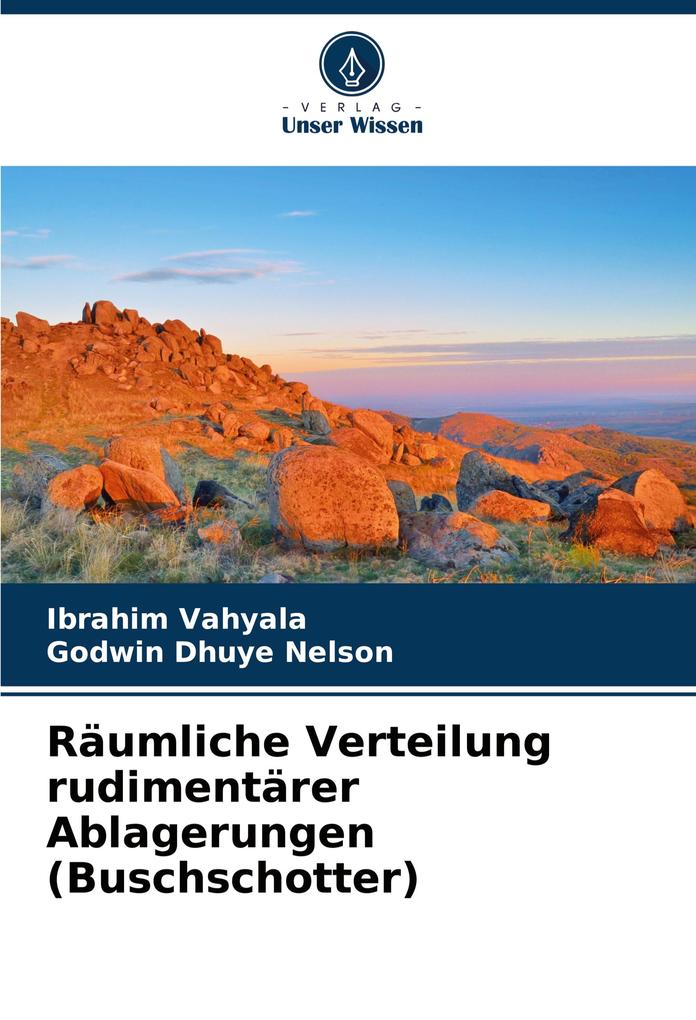 Räumliche Verteilung rudimentärer Ablagerungen (Buschschotter)