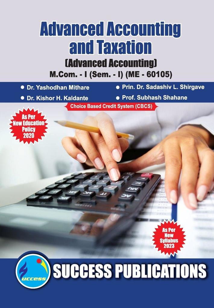 Advanced AccountingFirst Year M.ComSem-I-English