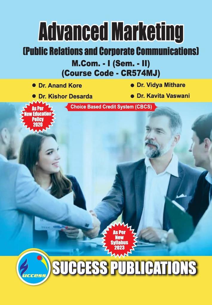 Public Relations and Corporate CommunicationsFirst Year M.ComSem-II-English