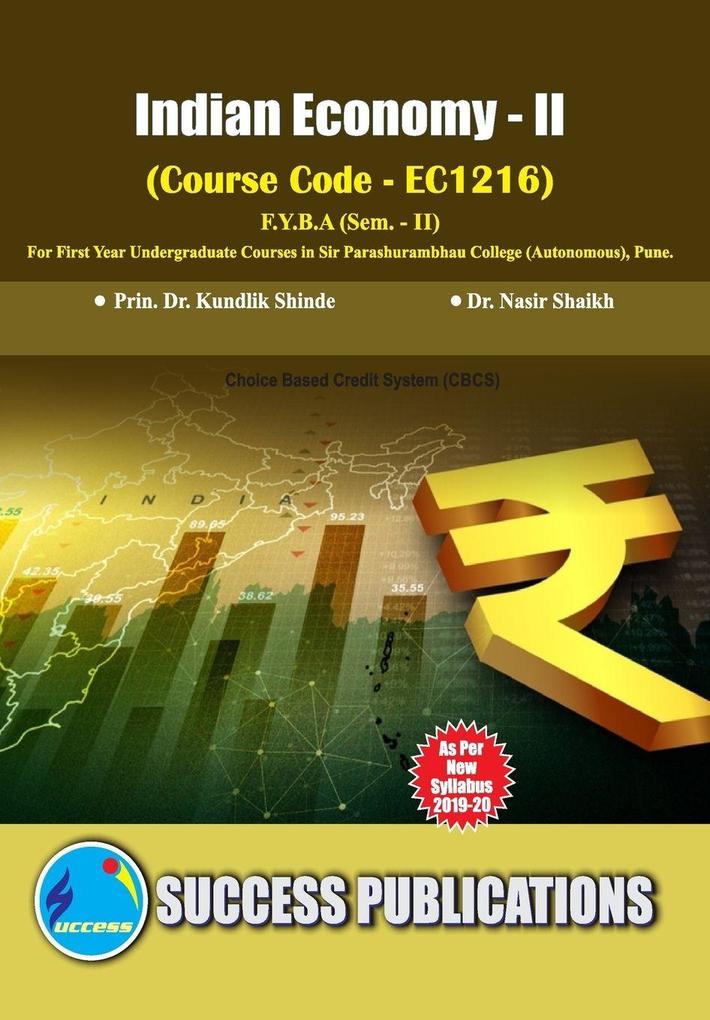 Indian Economy - II(F.Y.B.AS.P. CollegeSem.-II)