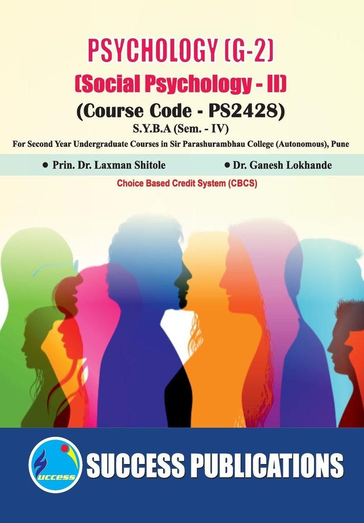Social Psychology - II (G-2)(S.Y.B.AS.P. CollegeSem.-IV)