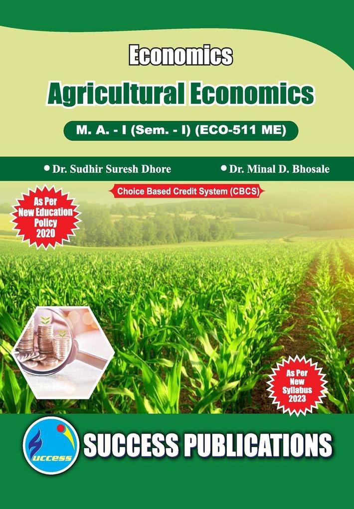 Agricultural EconomcisFirst Year M.ASem-I-English