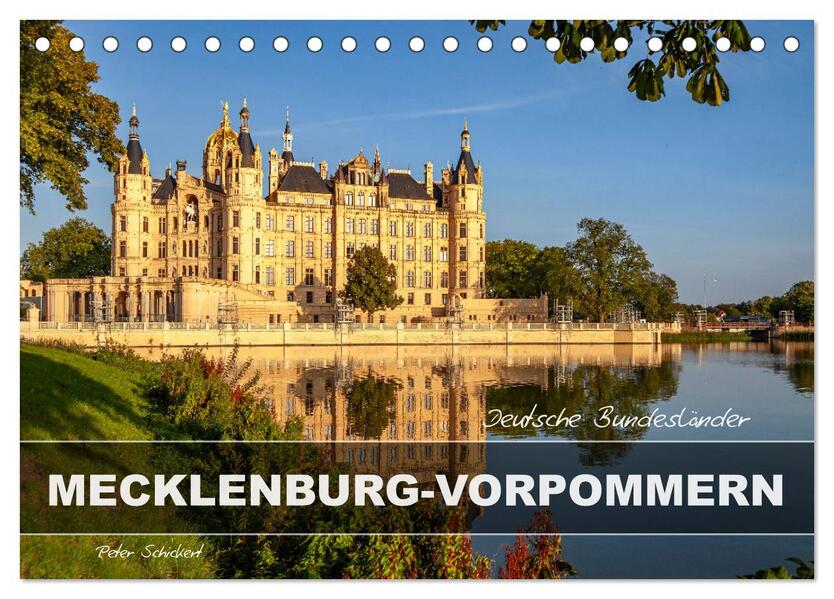Deutsche Bundesländer - Mecklenburg-Vorpommern (Tischkalender 2026 DIN A5 quer) CALVENDO Monatskalender