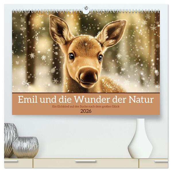 Emil und die Wunder der Natur (hochwertiger Premium Wandkalender 2026 DIN A2 quer) Kunstdruck in Hochglanz