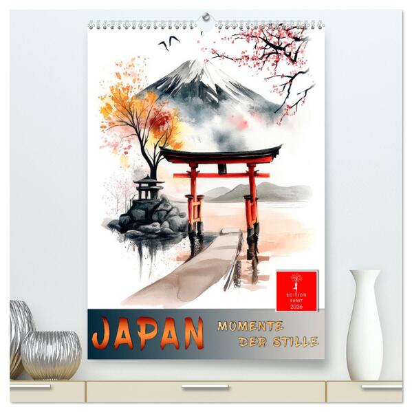 Japan - Momente der Stille (hochwertiger Premium Wandkalender 2026 DIN A2 hoch) Kunstdruck in Hochglanz