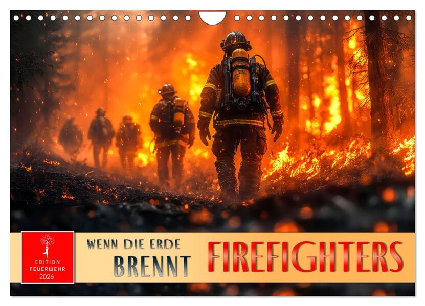 Firefighters - wenn die Erde brennt (Wandkalender 2026 DIN A4 quer) CALVENDO Monatskalender