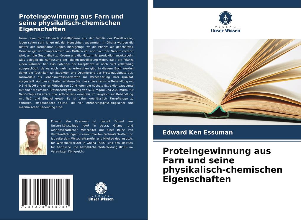 Proteingewinnung aus Farn und seine physikalisch-chemischen Eigenschaften