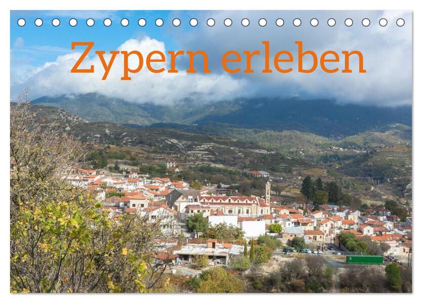 Zypern erleben (Tischkalender 2026 DIN A5 quer) CALVENDO Monatskalender