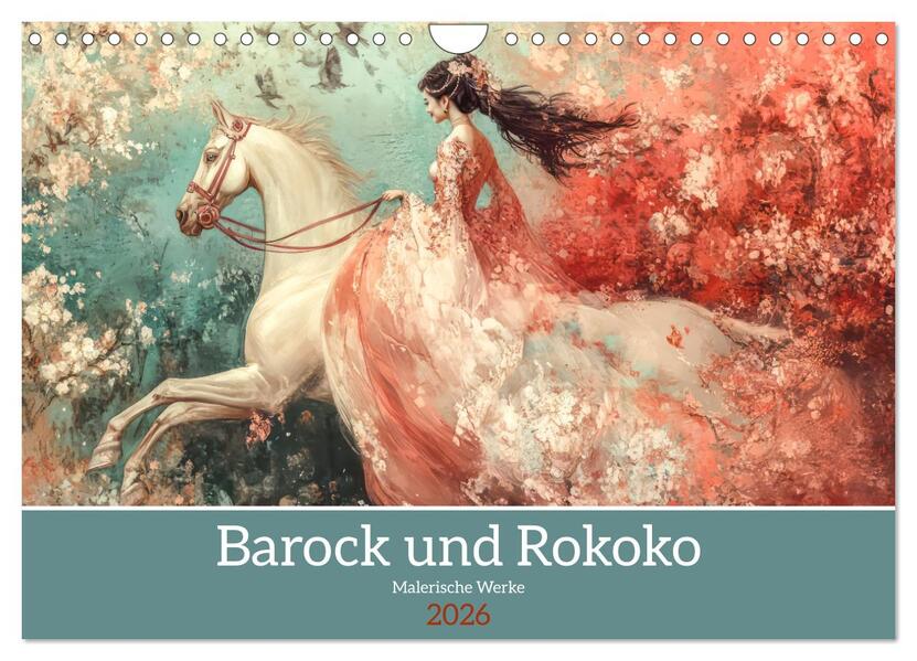 Barock und Rokoko - Malerische Werke (Wandkalender 2026 DIN A4 quer) CALVENDO Monatskalender