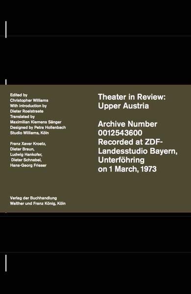 Christopher Williams. Theatre in Review: Upper Austria