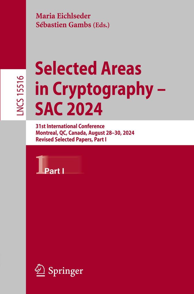 Selected Areas in Cryptography - SAC 2024