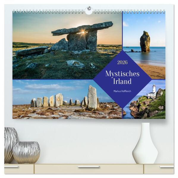 Mystisches Irland (hochwertiger Premium Wandkalender 2026 DIN A2 quer) Kunstdruck in Hochglanz