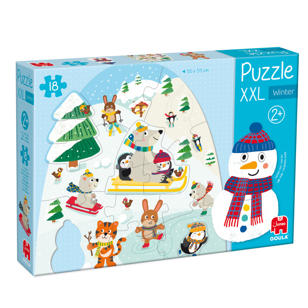 GOULA XXL Winter-Puzzle - 18 Teile
