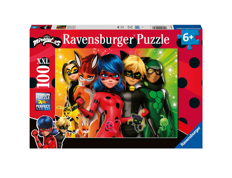 Kinderpuzzle 100 XXL Teile - Ladybug auf Mission