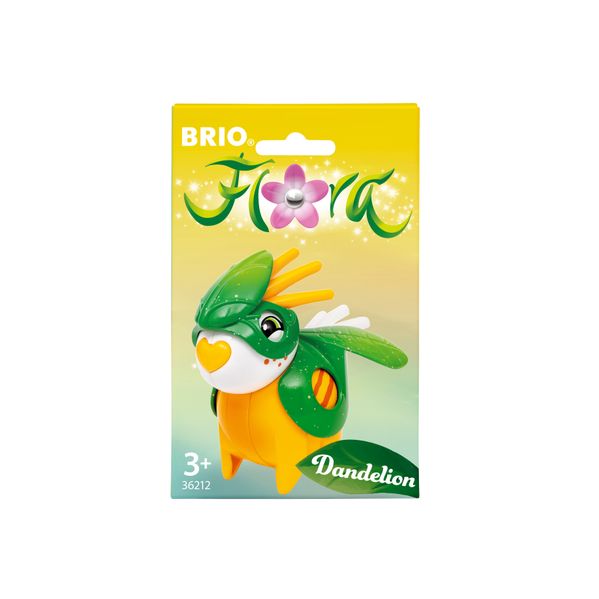 BRIO Flora - 36212 Dandelion im Blatt-Outfit | Spielzeug für endlosen fantasievollen Spielspaß für Mädchen und Jungen ab 3 Jahren - wunderschönes Geschenk