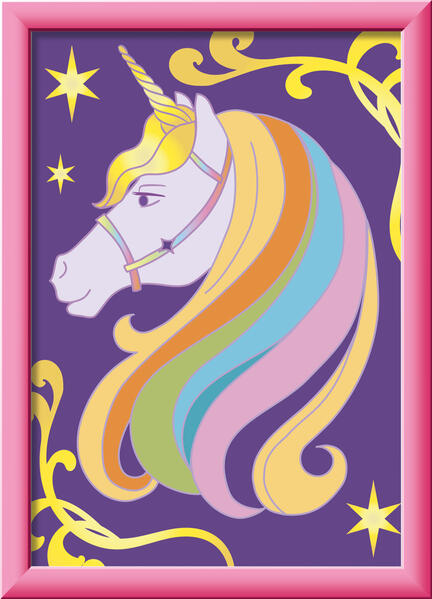 CreArt Malen nach Zahlen Kinder Unicorn Academy - Wildstar
