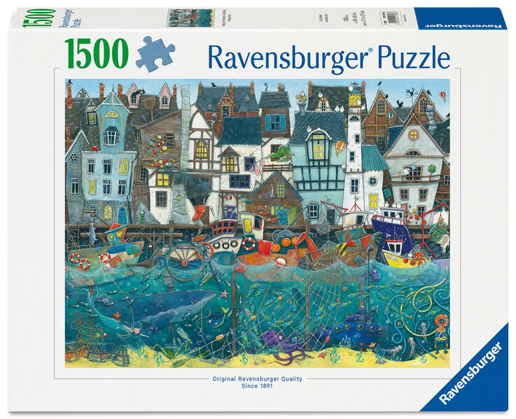 Erwachsenenpuzzle 1500 Teile - Wundersamer Hafen