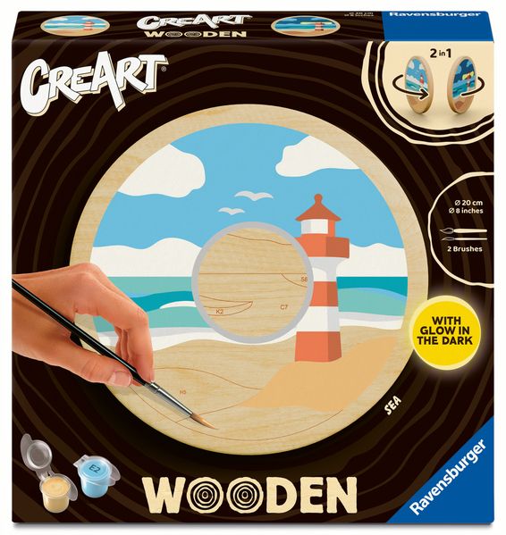 CreArt Malen nach Zahlen Wooden - Sea