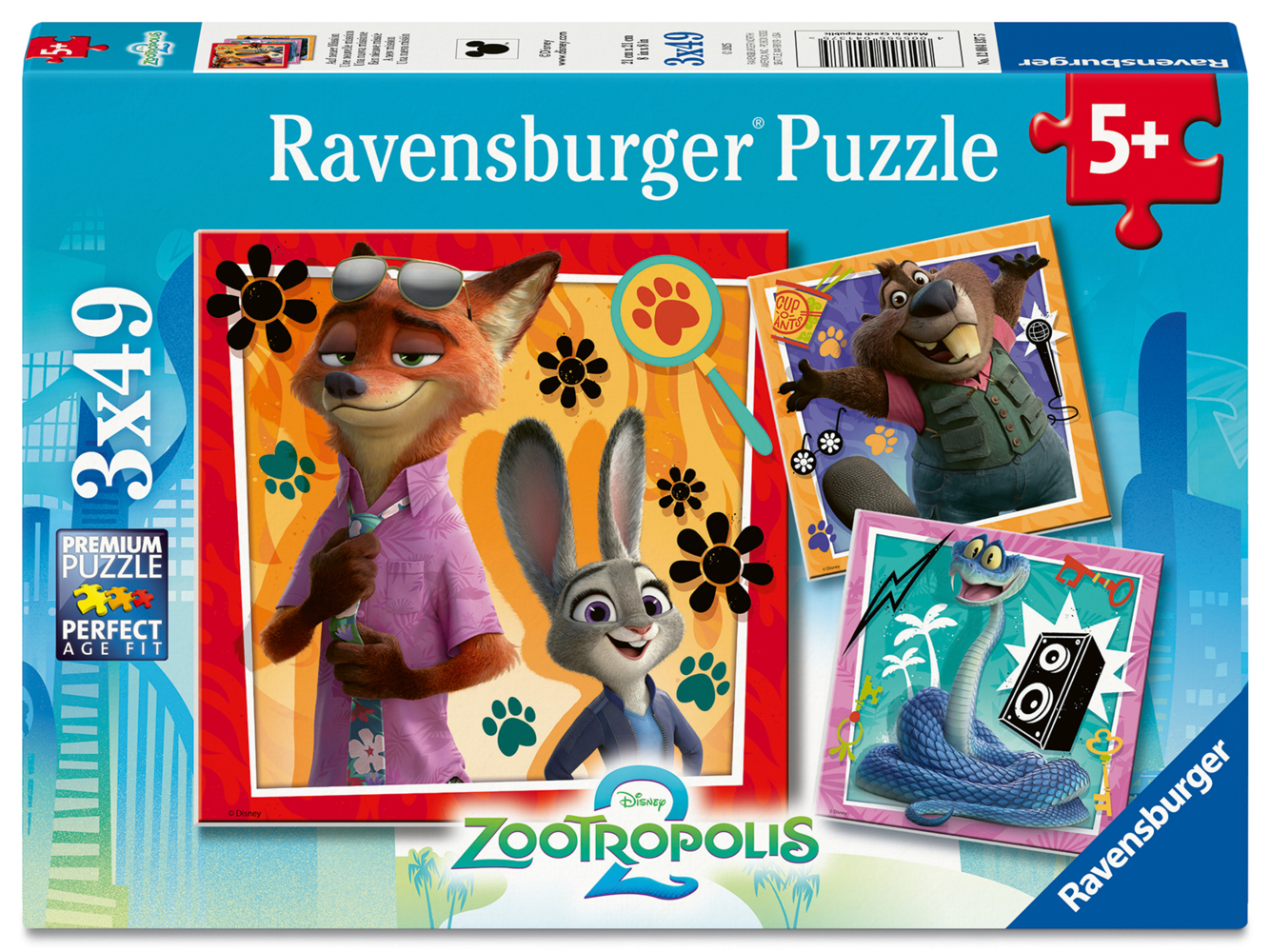 Kinderpuzzle 3x49 Teile - Auf neuer Mission