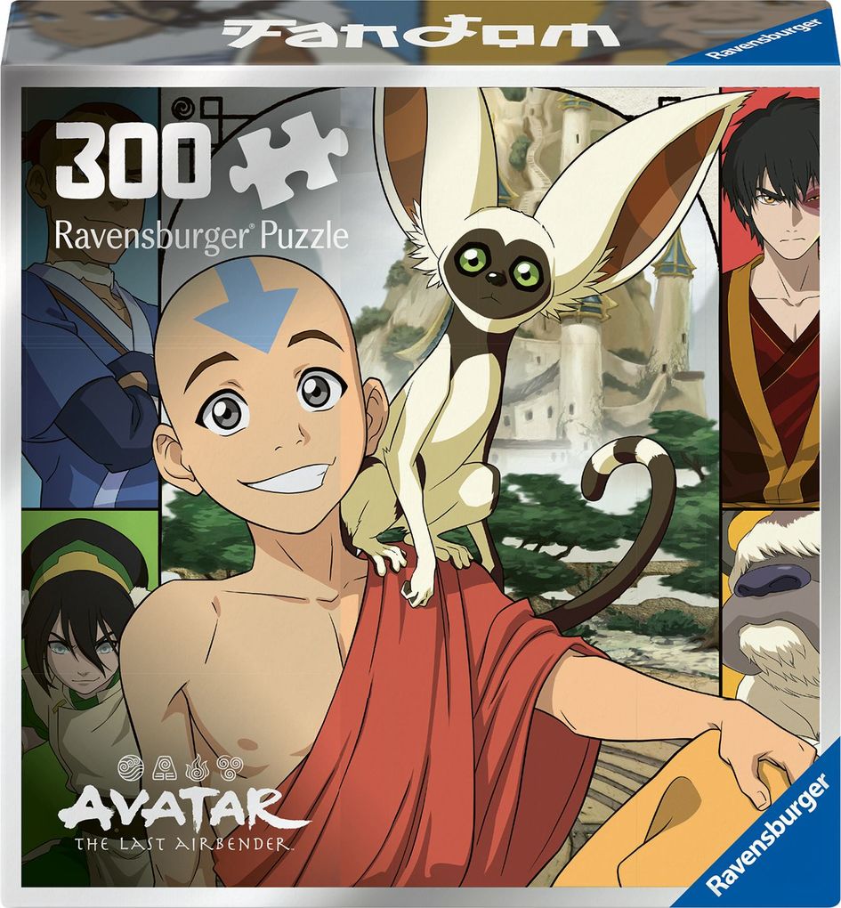 Erwachsenenpuzzle 300 Teile - Avatar - Der Herr der Elemente