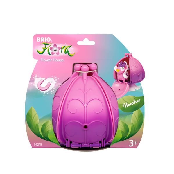 BRIO Flora - 36218 Heathers Blumenhaus | Spielset für endlosen fantasievollen Spielspaß für Mädchen und Jungen ab 3 Jahren - wunderschönes Geschenk