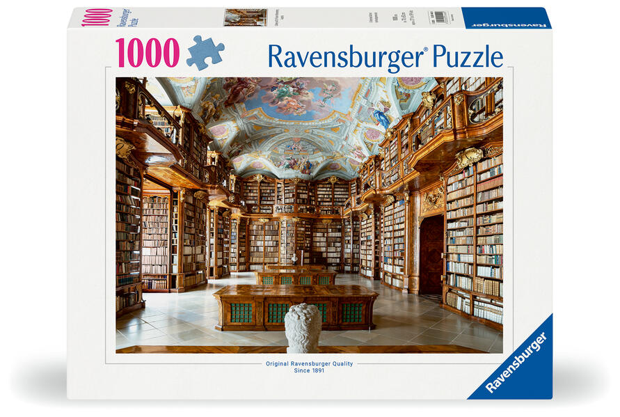 Erwachsenenpuzzle 1000 Teile - Bibliothek in St. Florian Monastery Österreich