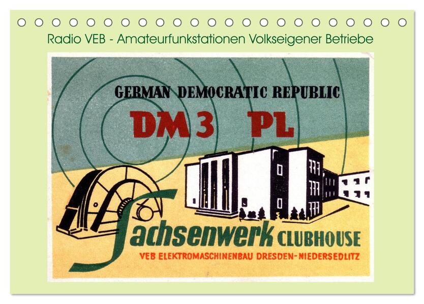 Radio VEB - Amateurfunkstationen Volkseigener Betriebe (Tischkalender 2026 DIN A5 quer) CALVENDO Monatskalender