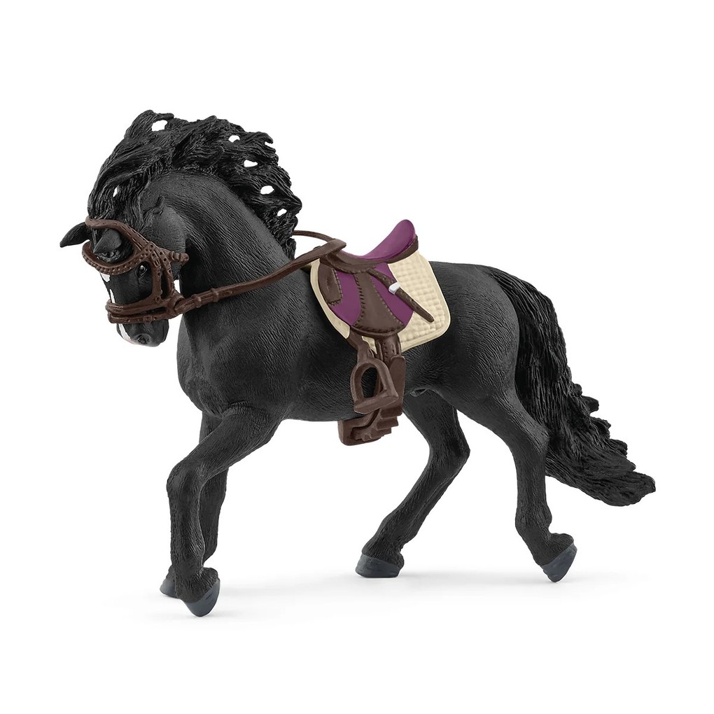 Schleich 42707 - Horse Club Pura Raza Espanola Hengst mit Accessoires Tierfigur Länge: 143 cm