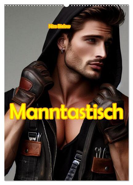 Manntastisch (Wandkalender 2026 DIN A2 hoch) CALVENDO Monatskalender