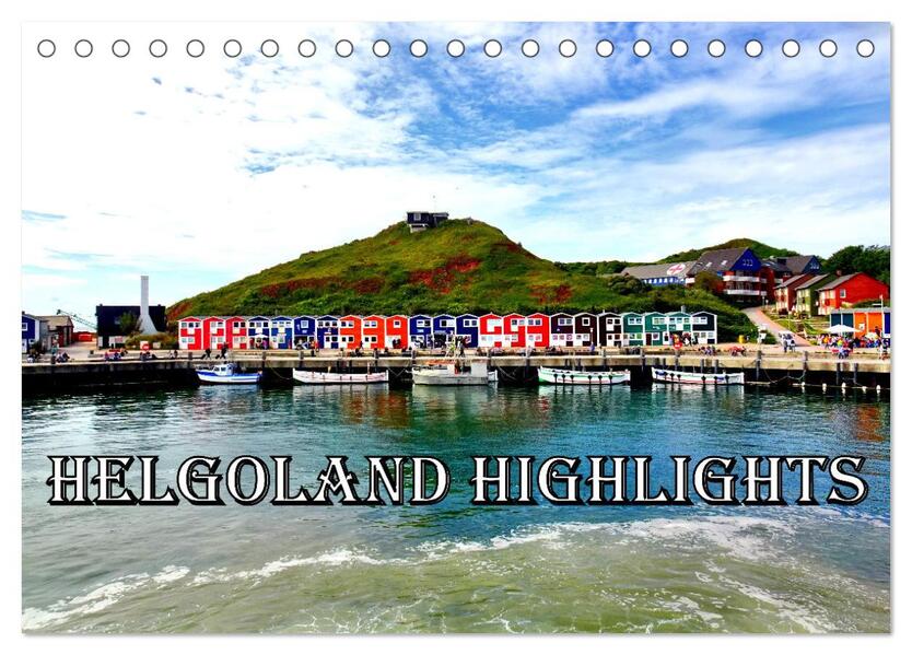 Helgoland Highlights (Tischkalender 2026 DIN A5 quer) CALVENDO Monatskalender