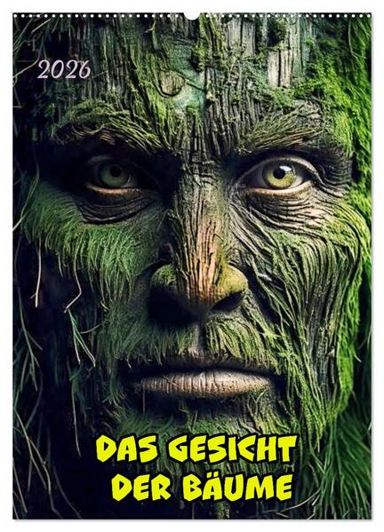 Das Gesicht der Bäume (Wandkalender 2026 DIN A2 hoch) CALVENDO Monatskalender