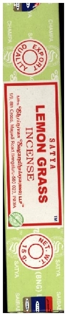 Räucherstäbchen Satya Sai Baba 'Lemon Grass' Incense 15gr.