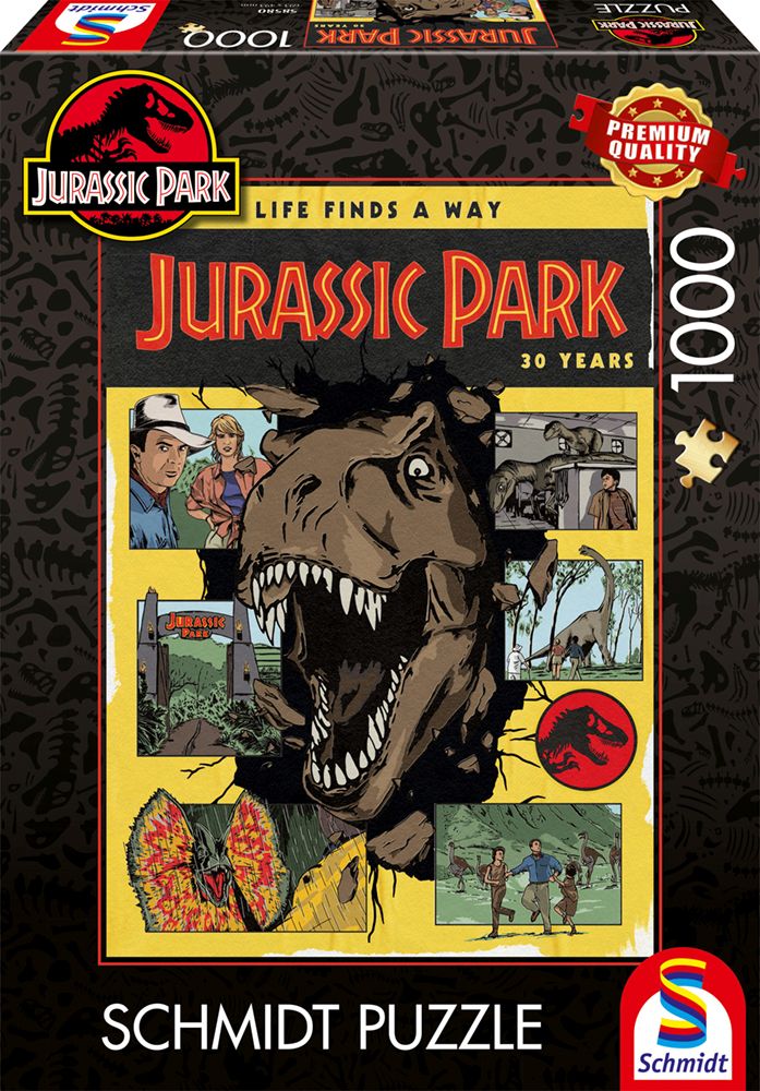 Schmidt Spiele Puzzle 1000 Jurassic Park: Life Finds a Way