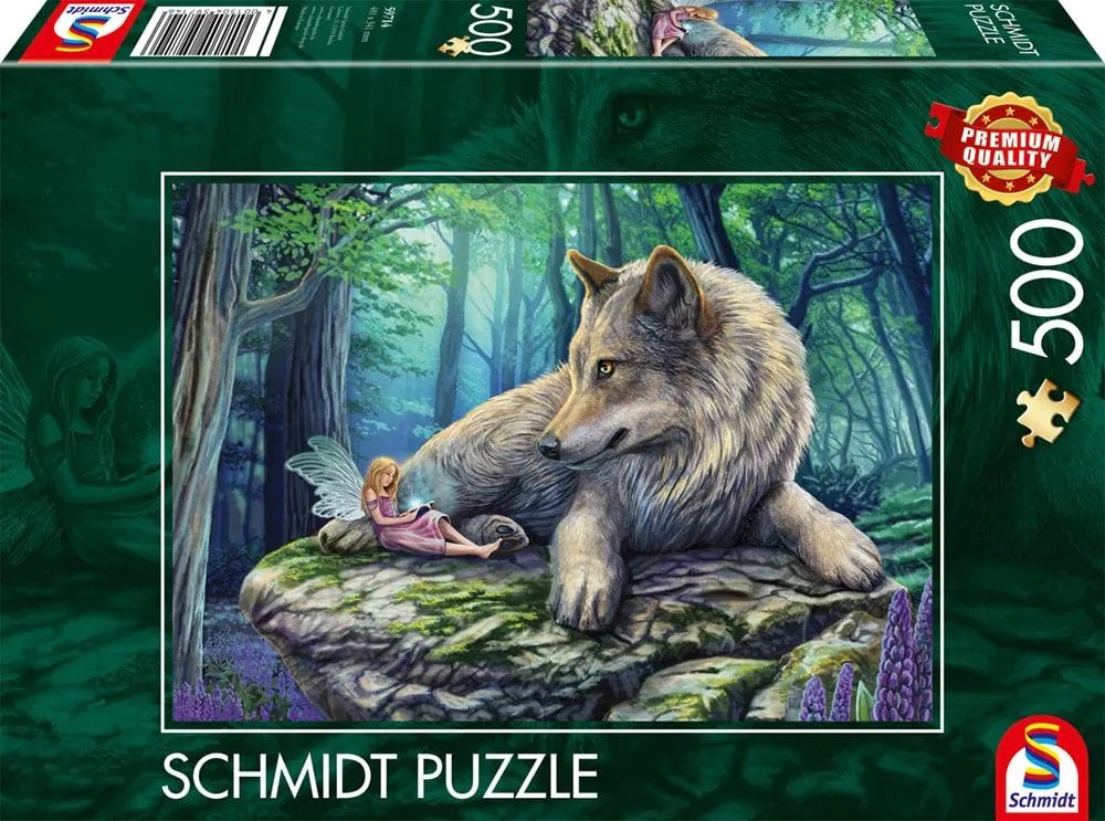 Schmidt 59714 - Wolf und Elfe Puzzle 500 Teile