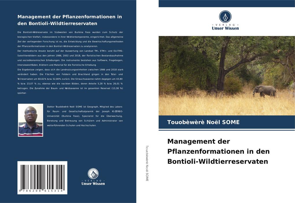 Management der Pflanzenformationen in den Bontioli-Wildtierreservaten
