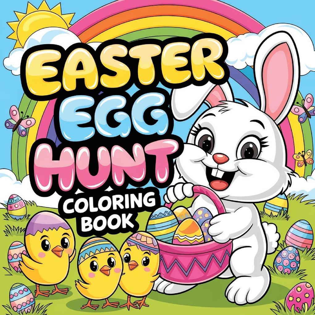 Easter Egg Hunt Coloring Book